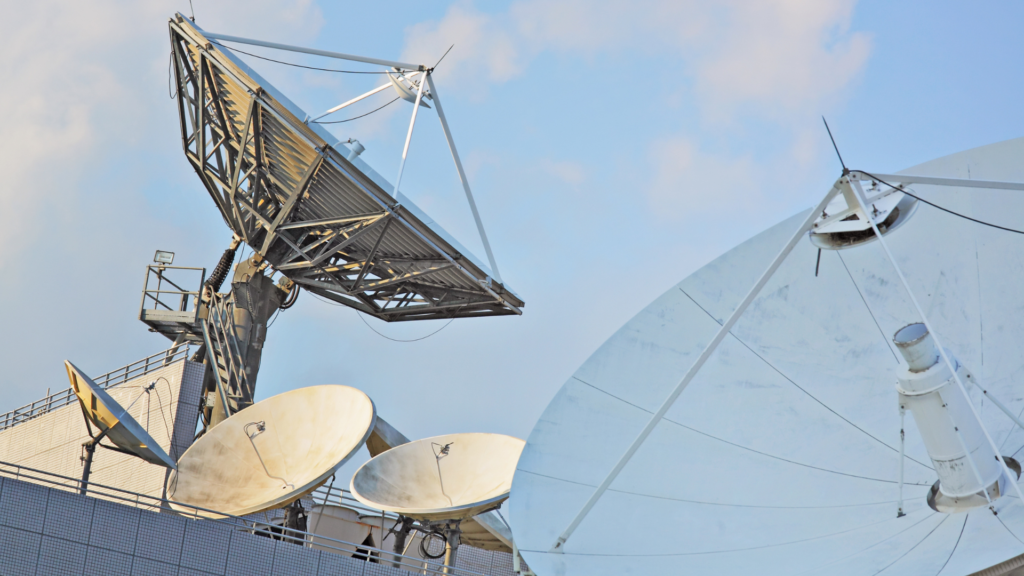 Satellite ground stations supporting communications infrastructure for cislunar space systems